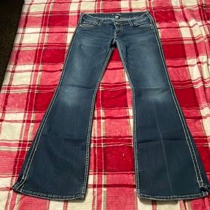 Silver Frances 22” Flare Jeans